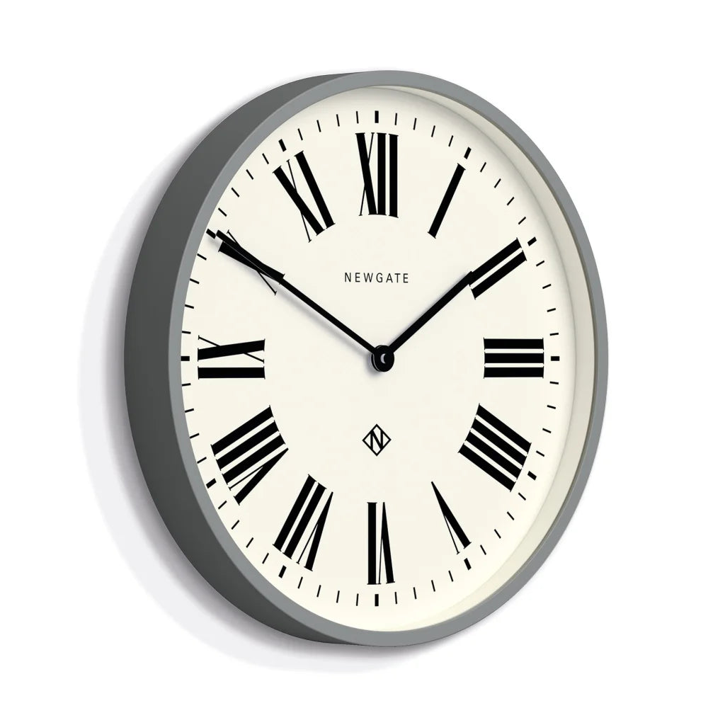 Newgate NThree Clock - Italian Grey - Home & Garden