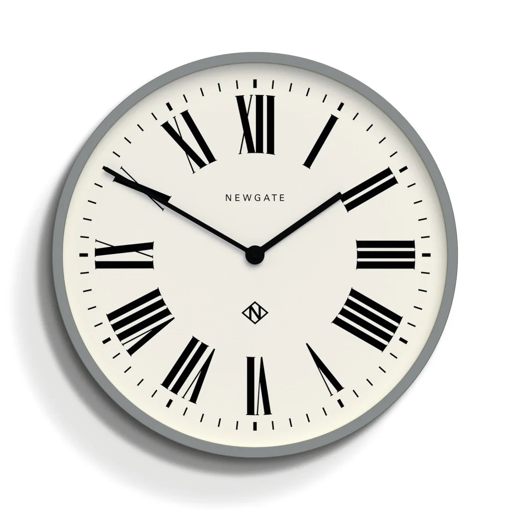 Newgate NThree Clock - Italian Grey - Home & Garden