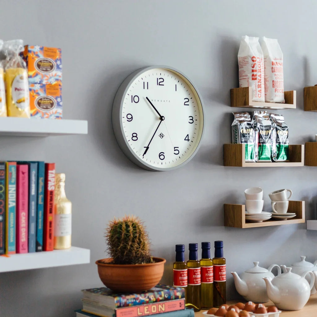 Newgate NThree Echo Clock - Silicone Grey - Home & Garden