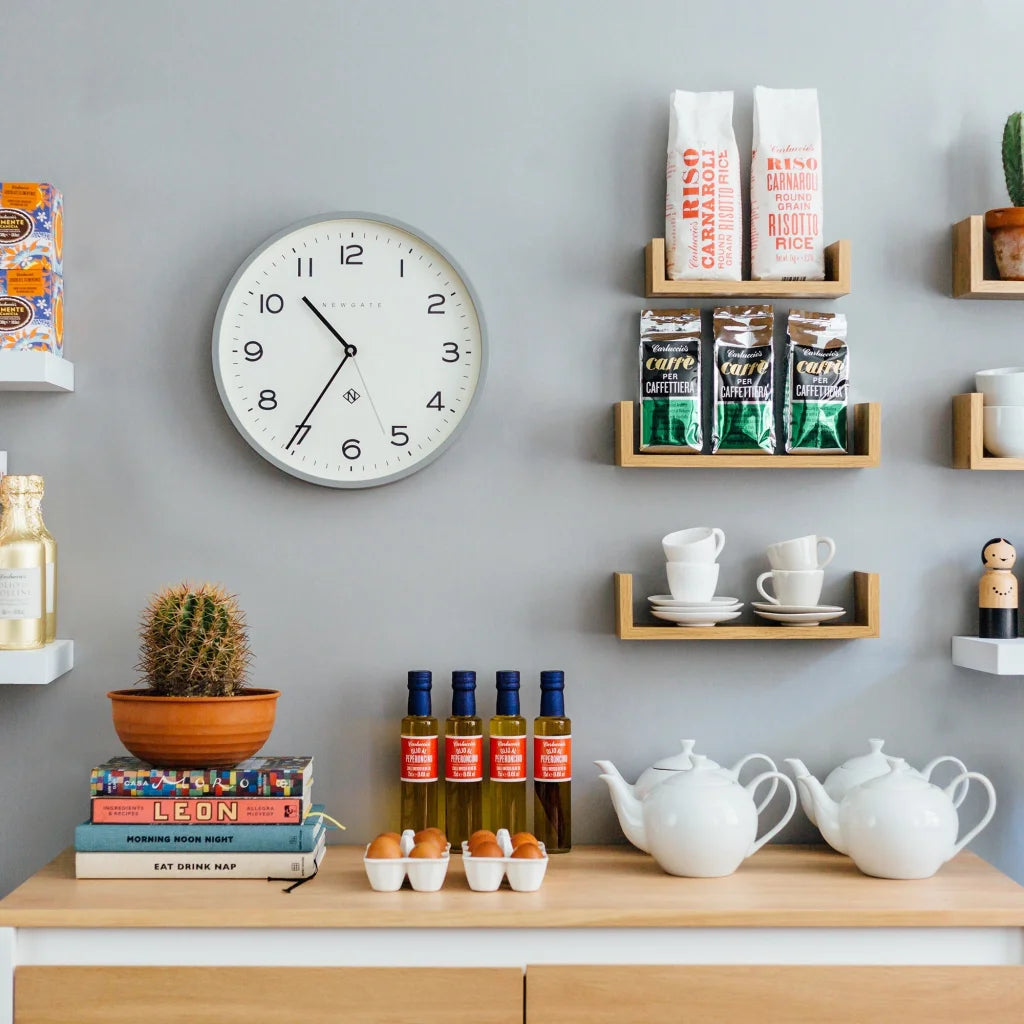 Newgate NThree Echo Clock - Silicone Grey - Home & Garden