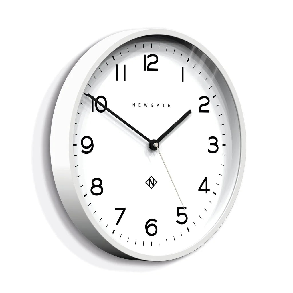 Newgate NThree Echo Clock - Silicone White - Home & Garden