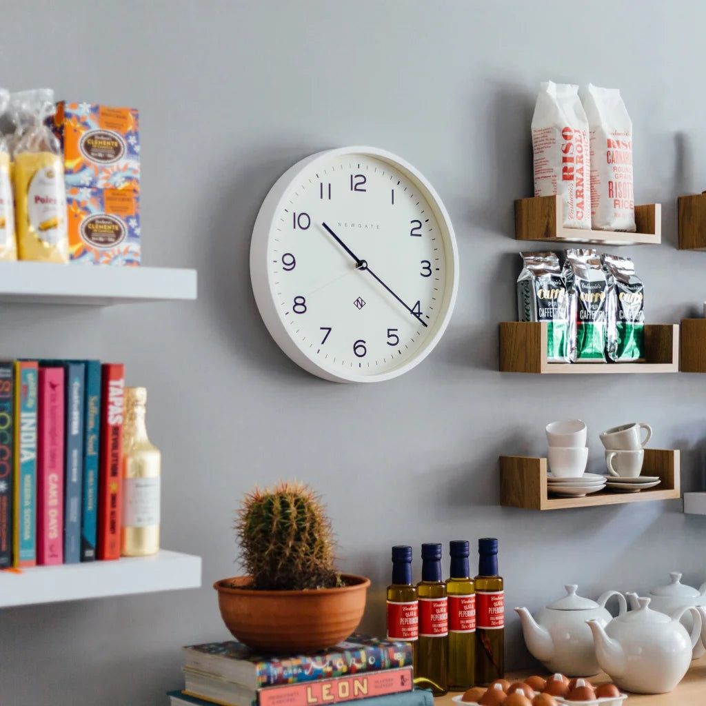 Newgate NThree Echo Clock - Silicone White - Home & Garden