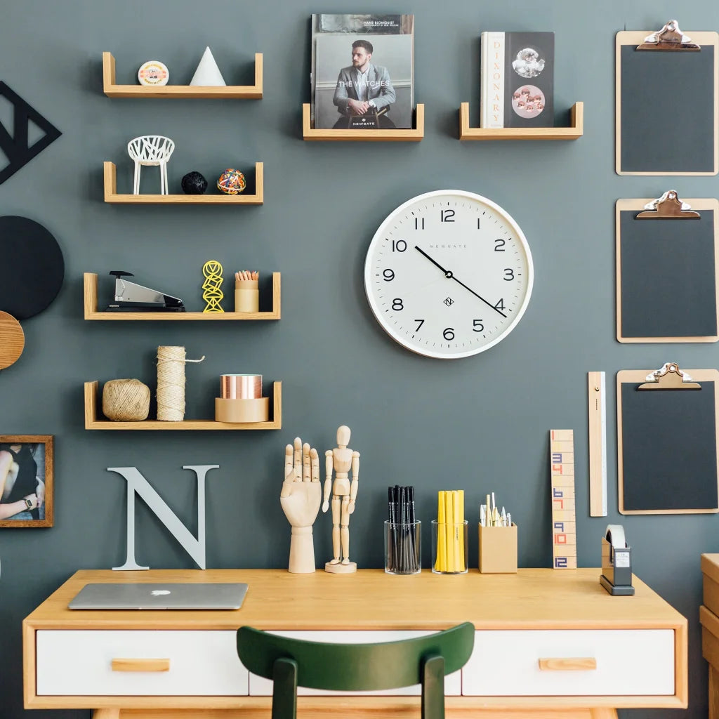 Newgate NThree Echo Clock - Silicone White - Home & Garden