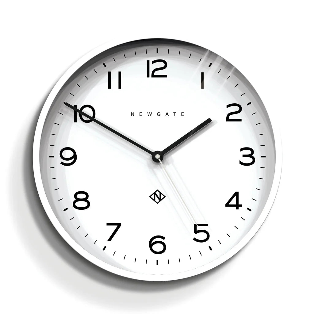 Newgate NThree Echo Clock - Silicone White - Home & Garden