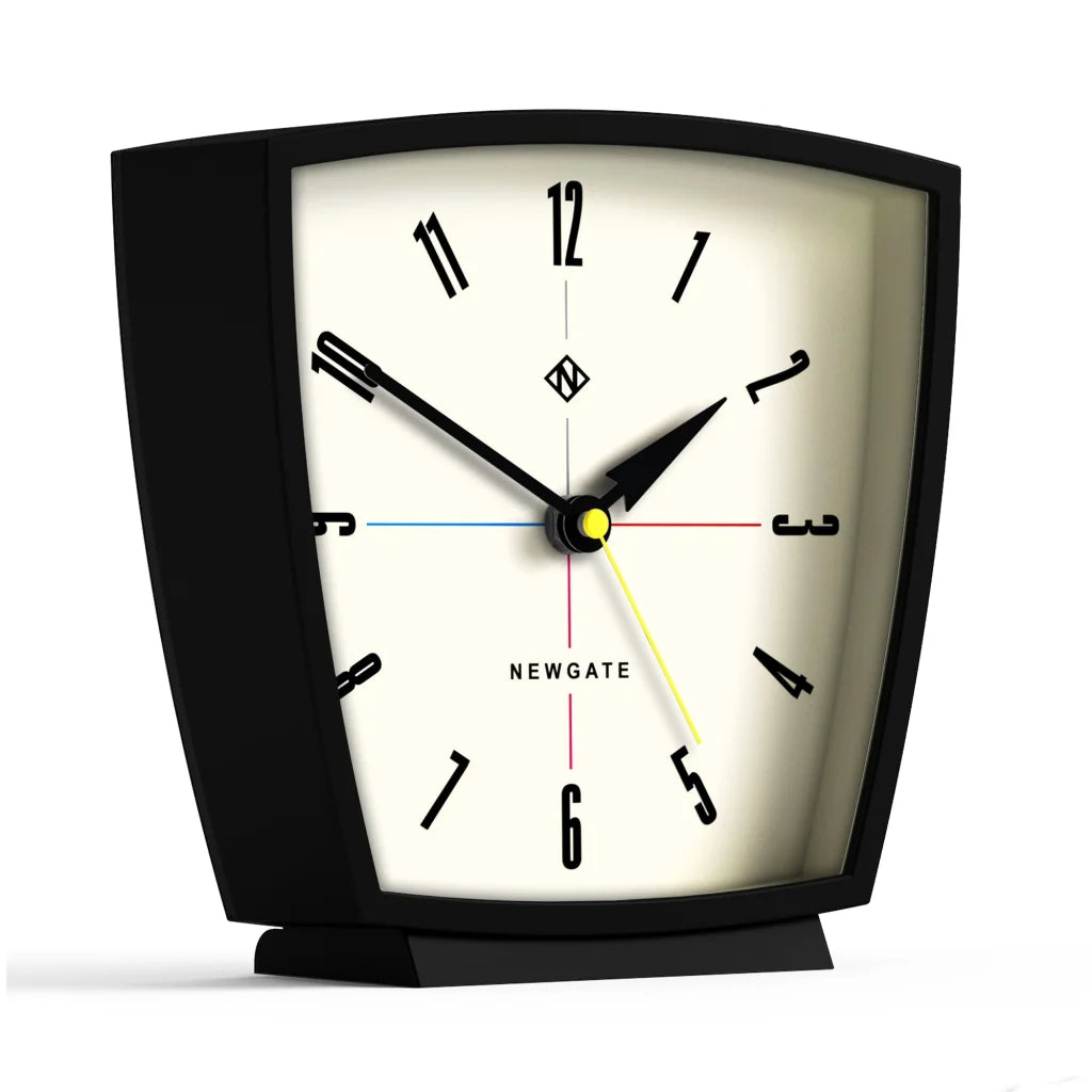 Newgate Odyssey Mantel Clock - Black - Home & Garden