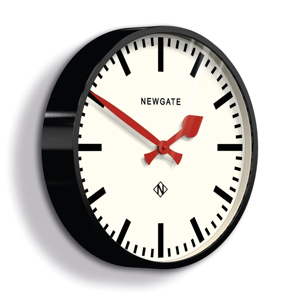 Newgate Putney Clock - Black - Home & Garden