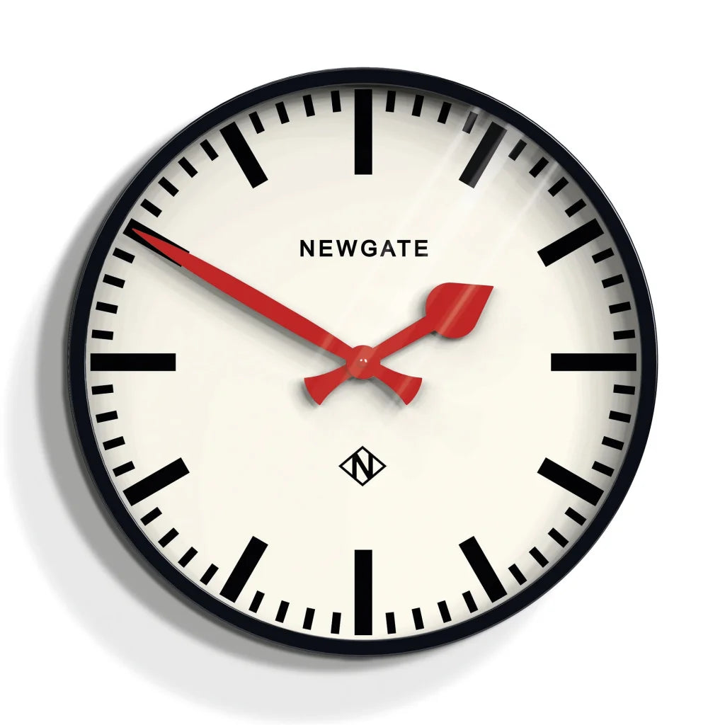 Newgate Putney Clock - Black - Home & Garden