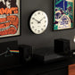 Newgate Radio City Wall Clock - Black Arabic Dial Matte