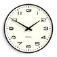 Newgate Radio City Wall Clock - Black Arabic Dial Matte