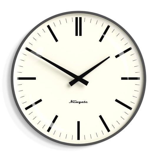 Newgate Radio City Wall Clock - Bold Black Marker Dial