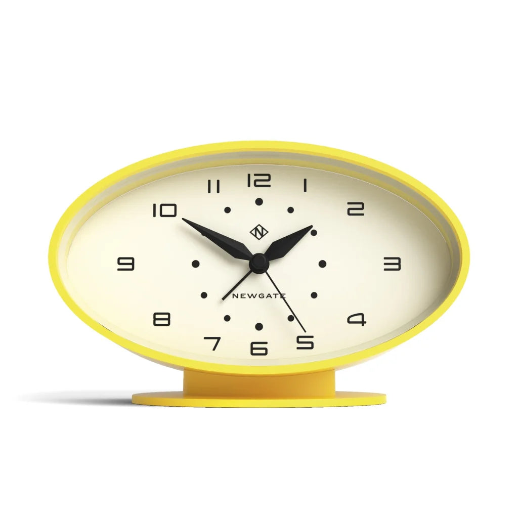 Newgate Ronnie Alarm Clock - Yellow - Home & Garden