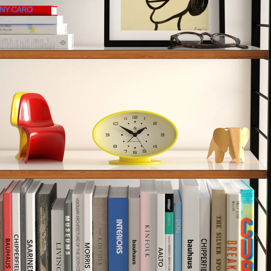 Newgate Ronnie Alarm Clock - Yellow - Home & Garden
