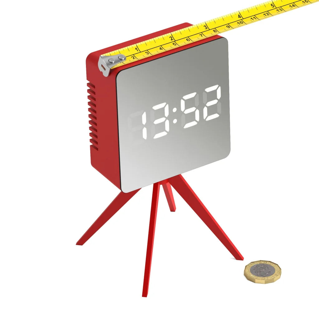 Newgate Space Hotel Droid LED Alarm Clock - Red - Home &