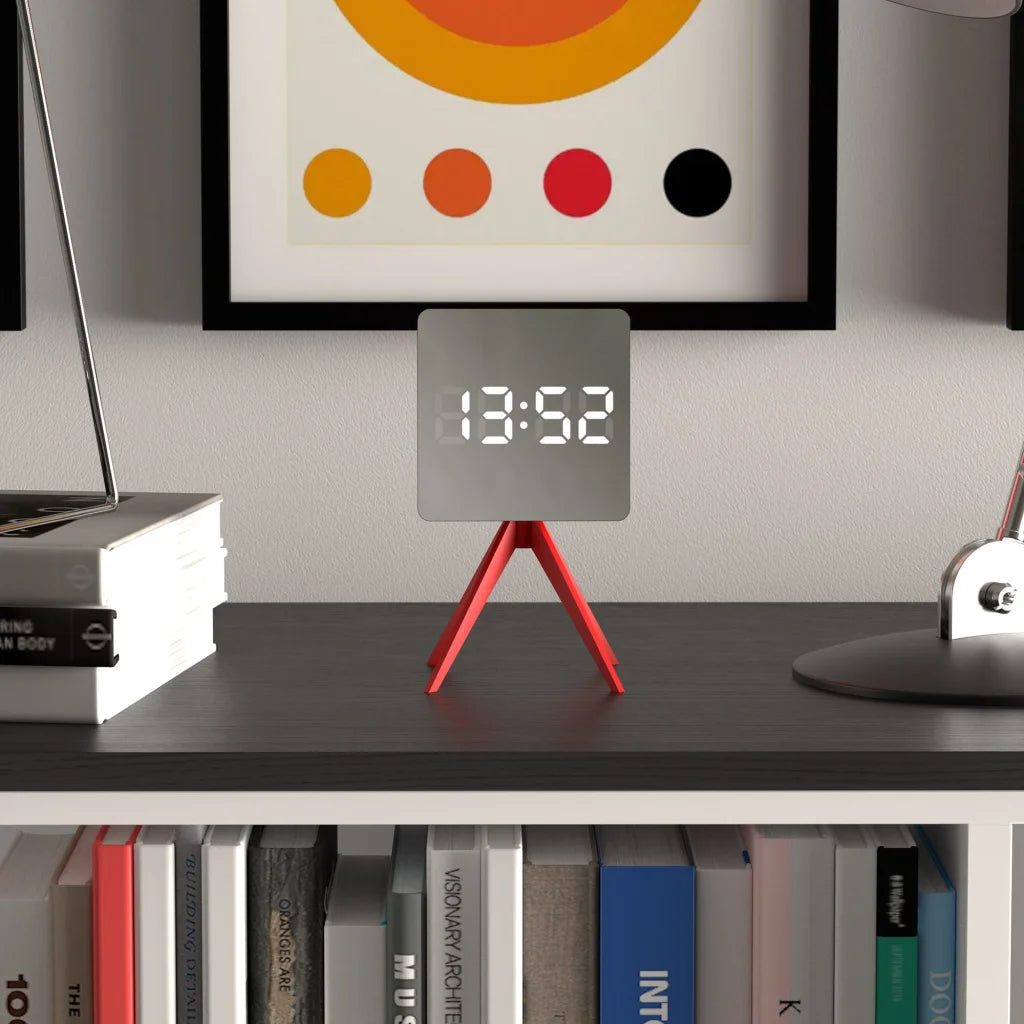 Newgate Space Hotel Droid LED Alarm Clock - Red - Home &