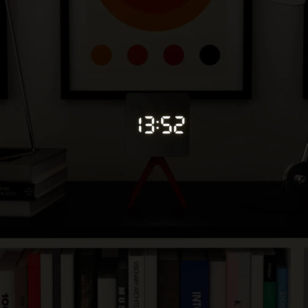 Newgate Space Hotel Droid LED Alarm Clock - Red - Home &