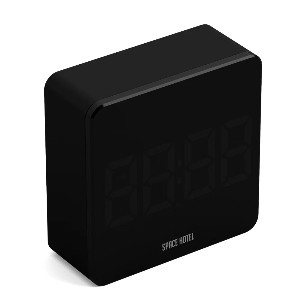Newgate Space Hotel Orbatron Alarm Clock - Black Case Black