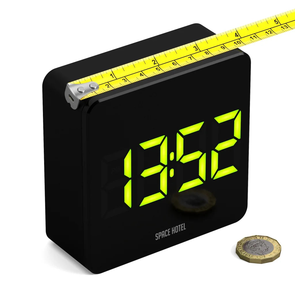 Newgate Space Hotel Orbatron Alarm Clock - Black Case Black