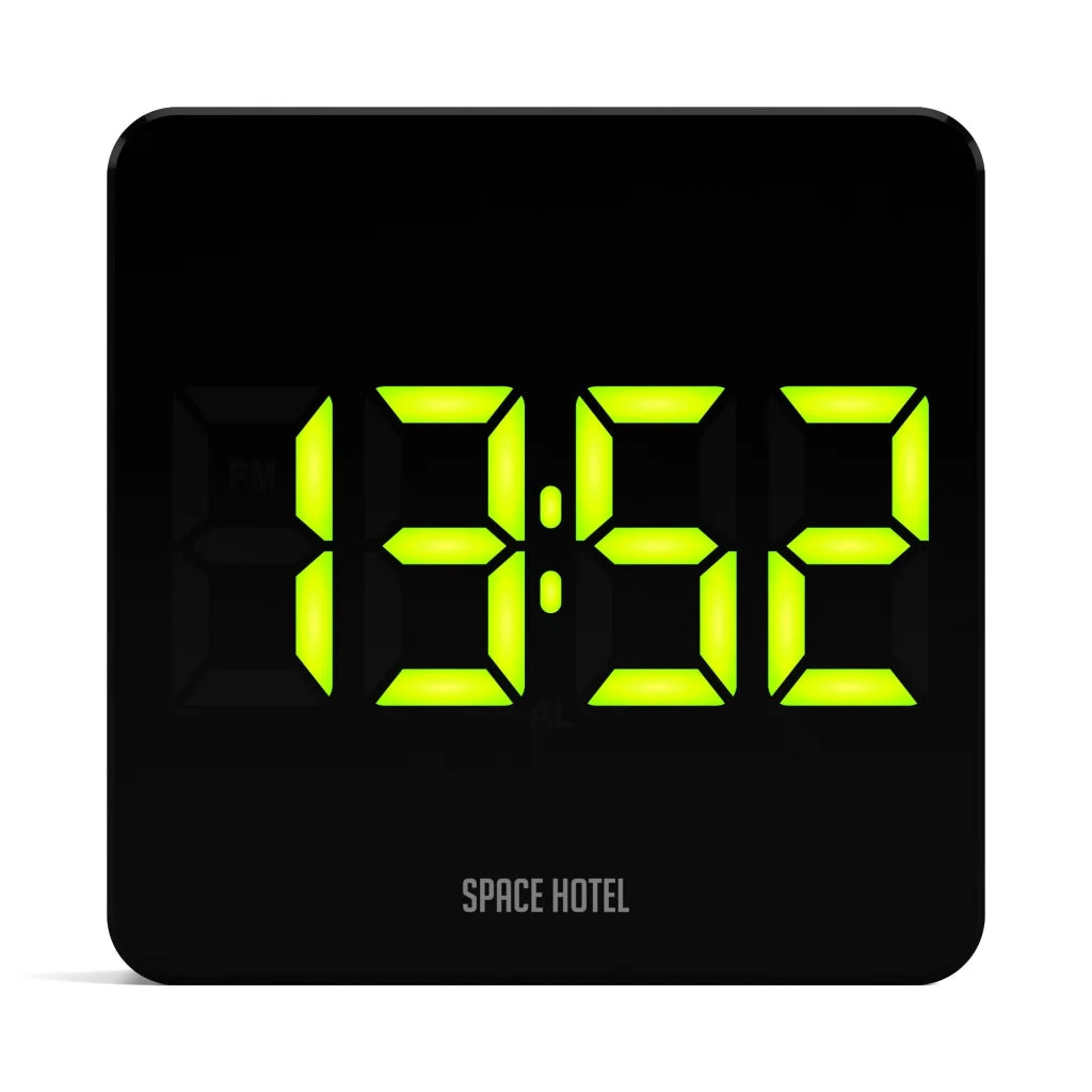 Newgate Space Hotel Orbatron Alarm Clock - Black Case Black