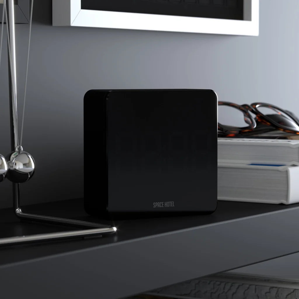 Newgate Space Hotel Orbatron Alarm Clock - Black Case Black