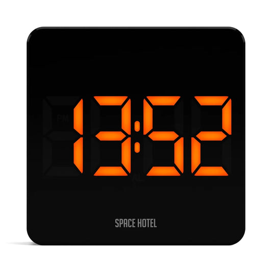 Newgate Space Hotel Orbatron Alarm Clock - Black Case Black