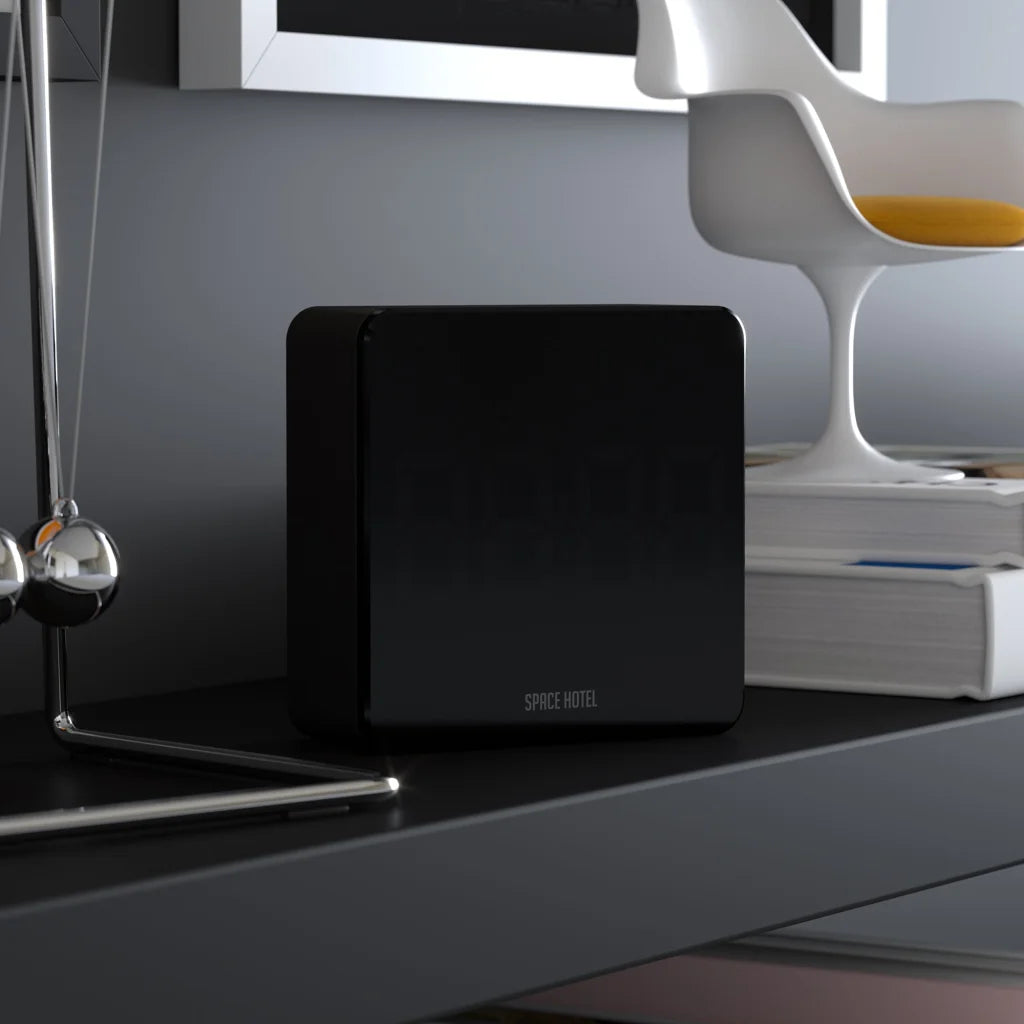 Newgate Space Hotel Orbatron Alarm Clock - Black Case Black