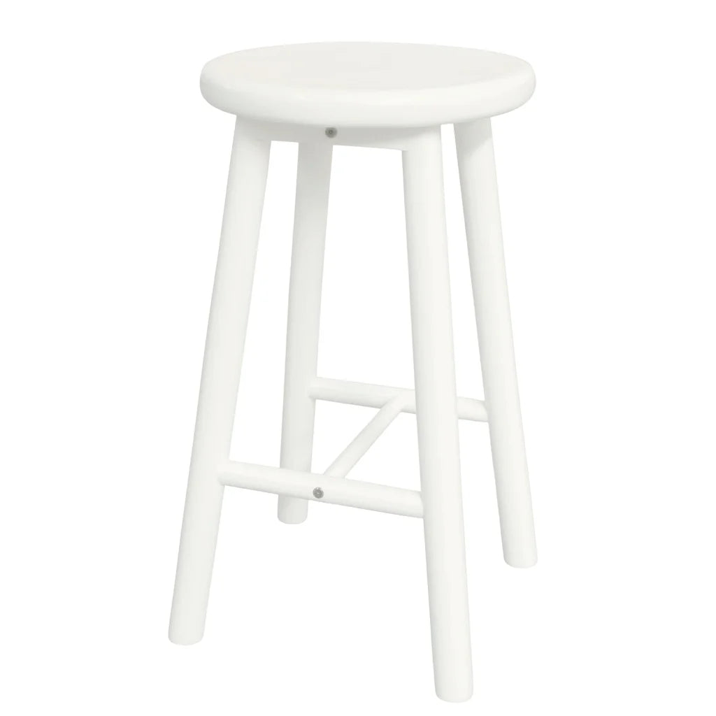 Newport Counter Stool (White) - Furniture > Bar Stools &