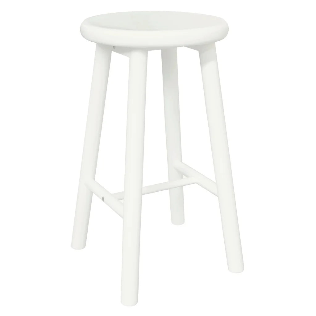 Newport Counter Stool (White) - Furniture > Bar Stools &