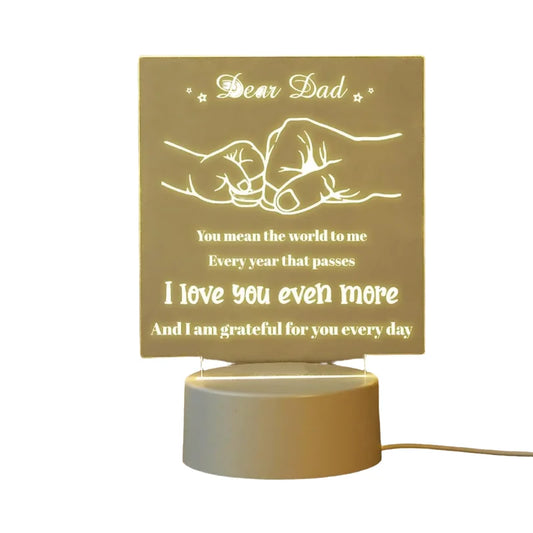 Night Lamp Dad - Perfect Gift for Father’s Day - Home &