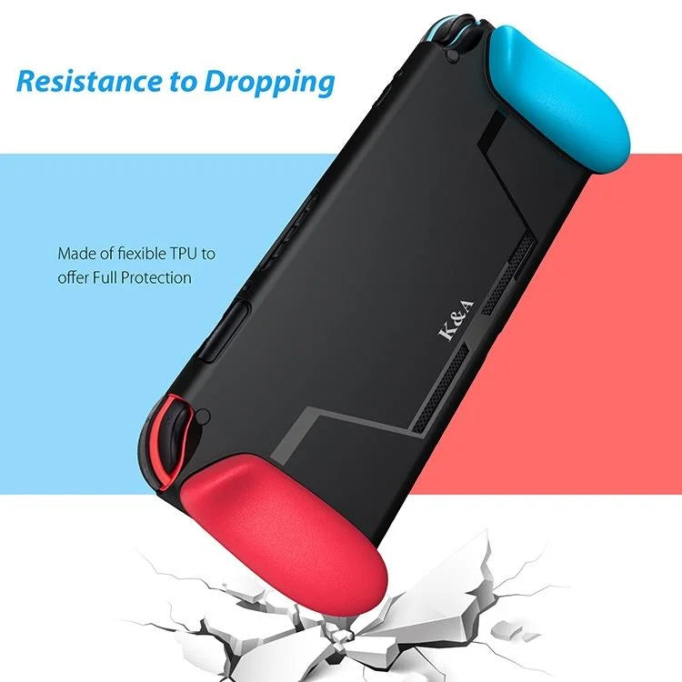 Nintendo Switch Tpu Grip With Game Card Slot - Anti Shock-1915197936795521032
