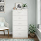 NNECN Five-Drawer Chest Classic Elegance for Organized