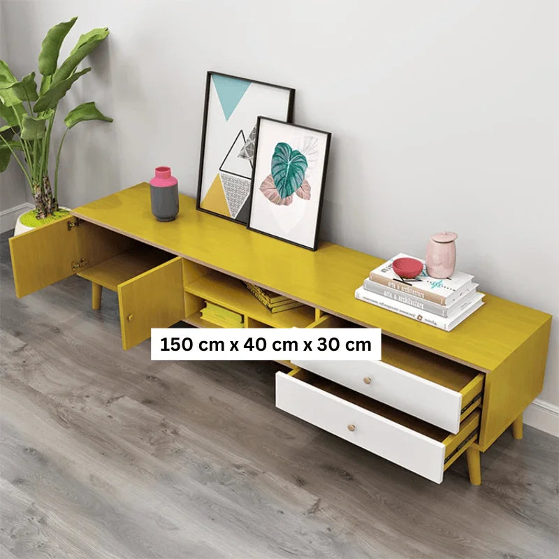 NNECN Modern TV Stand Side table & Coffee Table package