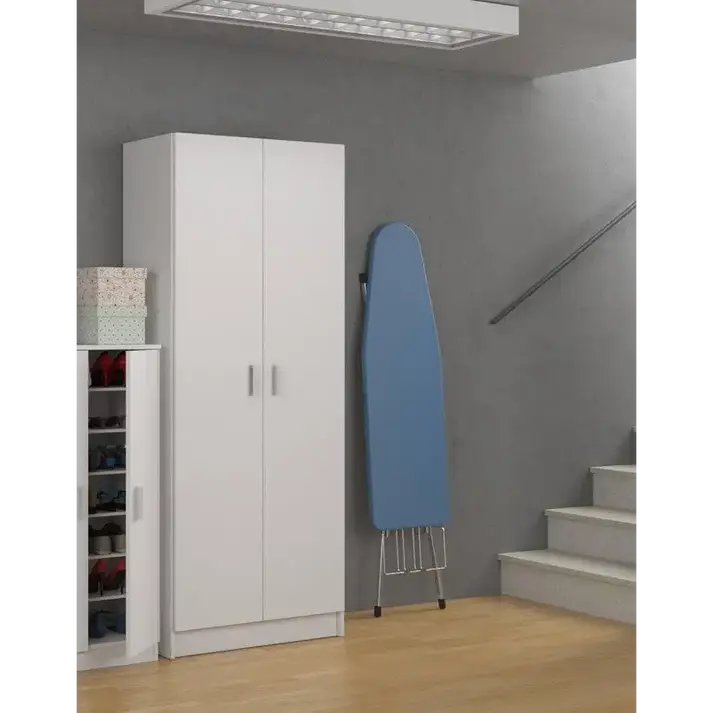 NNECN Two-Door Hanging Wardrobe for Organized Storage