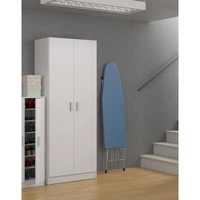 NNECN Two-Door Hanging Wardrobe for Organized Storage