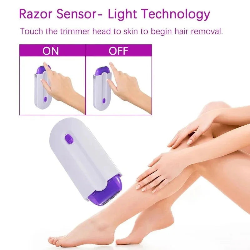 NNEOBA Painless Laser Touch Epilator Kit - Health & Beauty