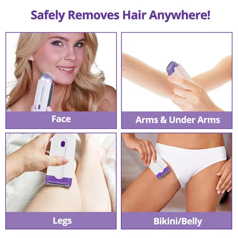 NNEOBA Painless Laser Touch Epilator Kit - Health & Beauty