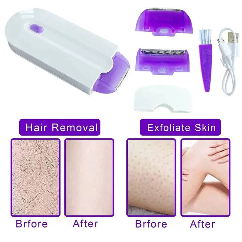 NNEOBA Painless Laser Touch Epilator Kit - Health & Beauty