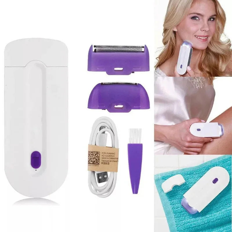 NNEOBA Painless Laser Touch Epilator Kit - Health & Beauty