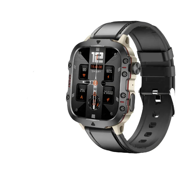 NNEOBA Rugged Military GPS Smart Watch - AMOLED 1.96 HD