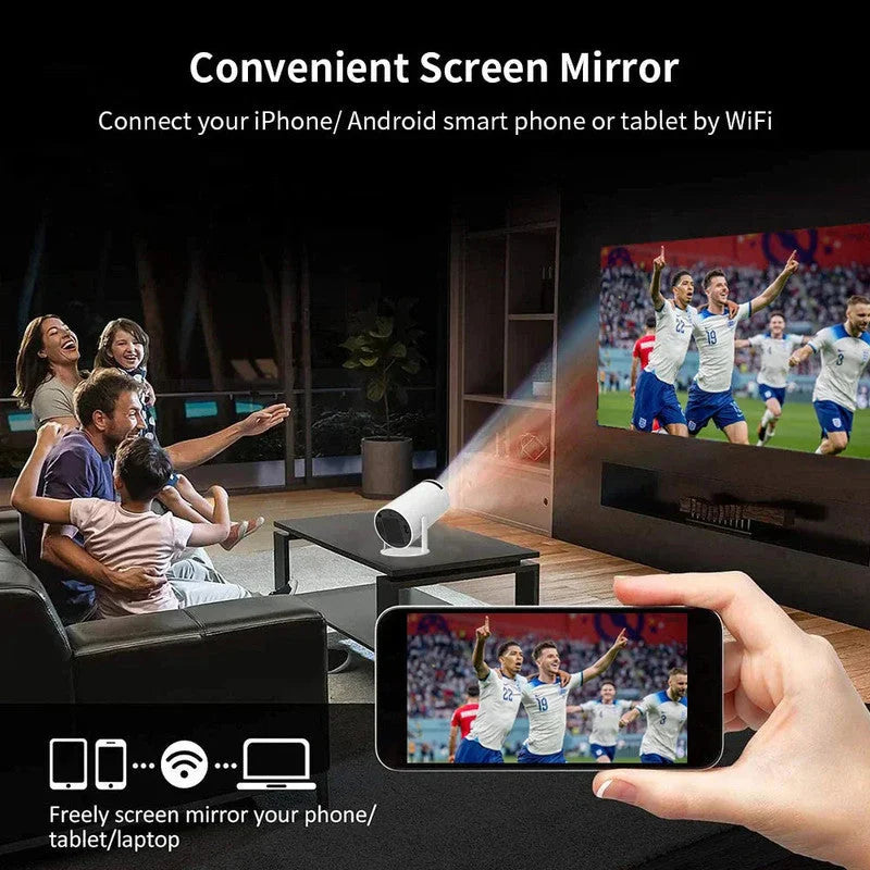 NNEOBA Transpeed 4K Wifi6 Portable Projector - Audio &