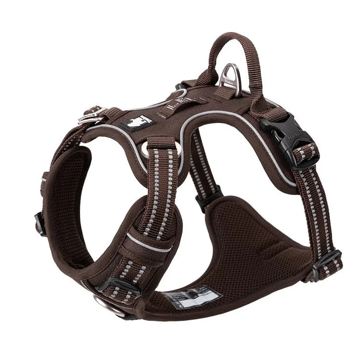 No Pull Harness - Brown (S)