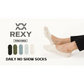No Show Ankle Socks Non-Slip Breathable Multi-Colour Small