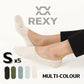 No Show Ankle Socks Non-Slip Breathable Multi-Colour Small
