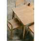 Nobu Oak Dining Table 90 x 90cm (Natural) - Furniture >