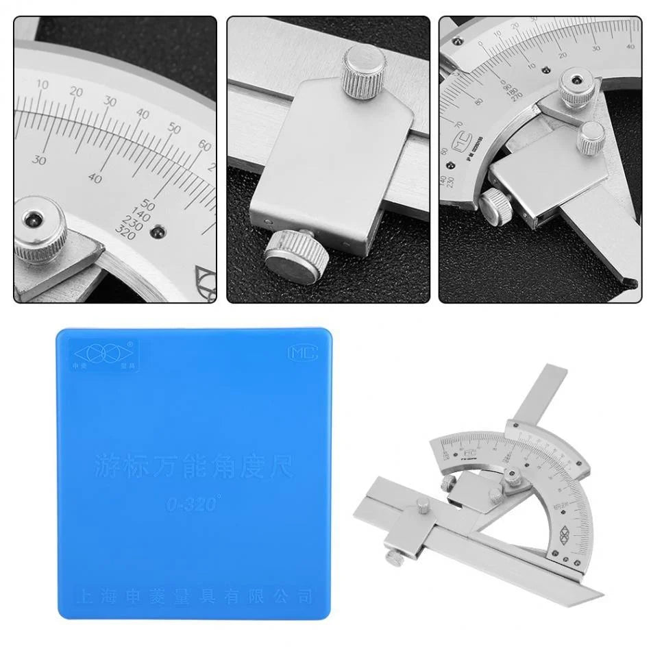 Non-parallax Trimmer Protractor for Angle Measurement