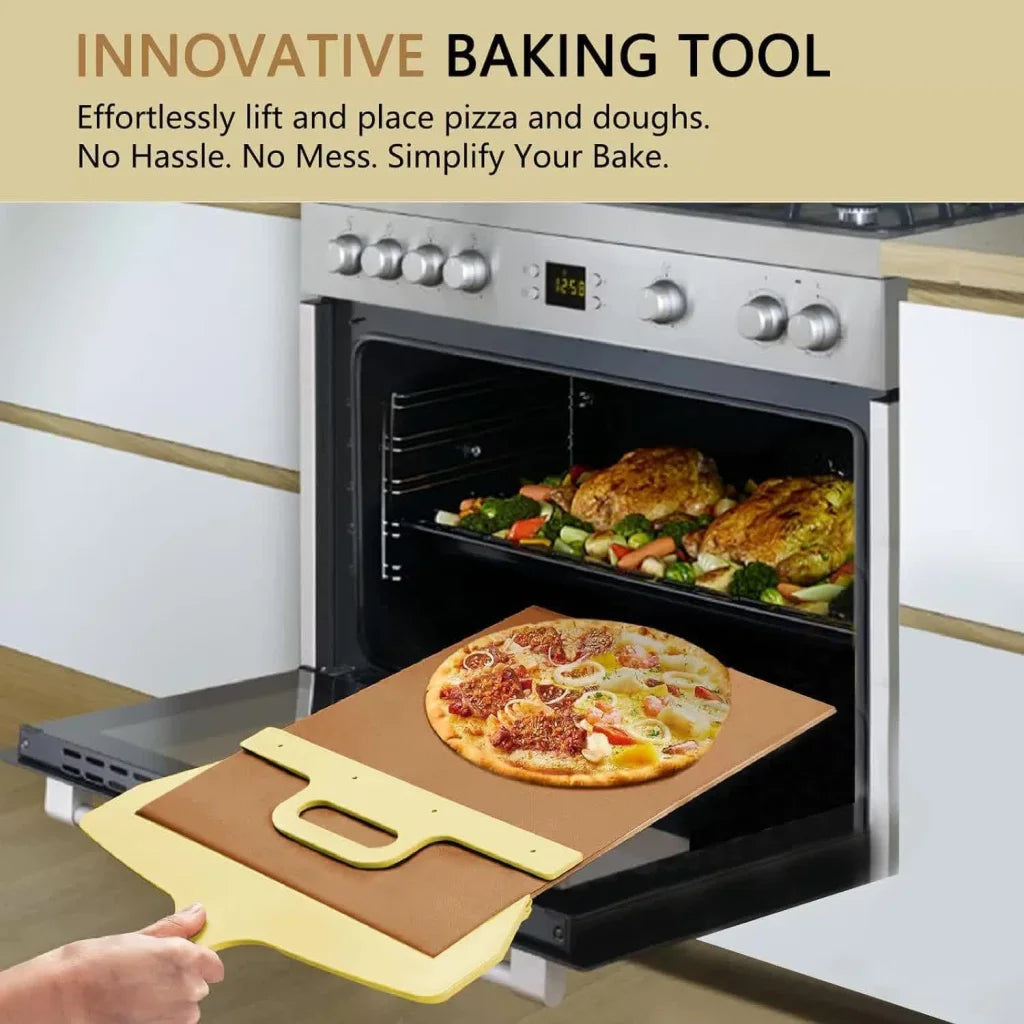 Non-Stick Flexible Pizza Peel with Handle - Perfect