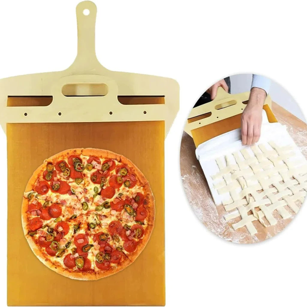 Non-Stick Flexible Pizza Peel with Handle - Perfect