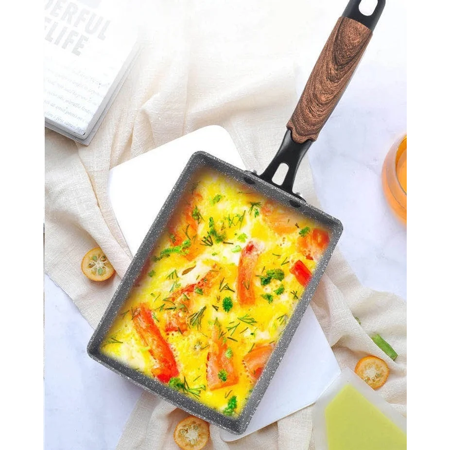 Non-Stick Marble Tamagoyaki Fry Pan Hello Kitchen - Home &