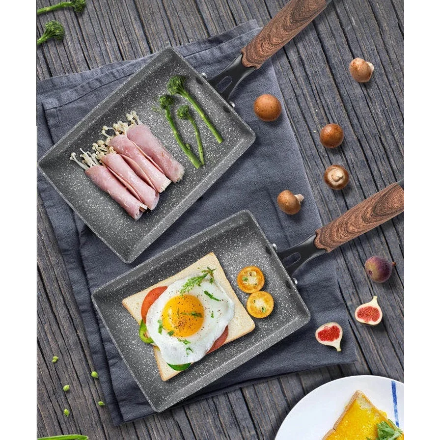 Non-Stick Marble Tamagoyaki Fry Pan Hello Kitchen - Home &