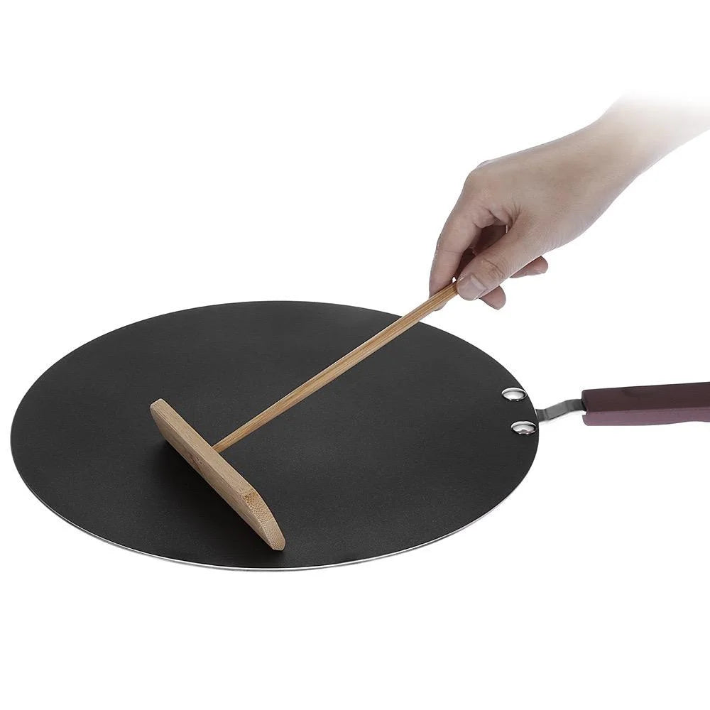 Nonstick Frying Pan 32cm Indian Tava Dosa Chapati Pan Flat