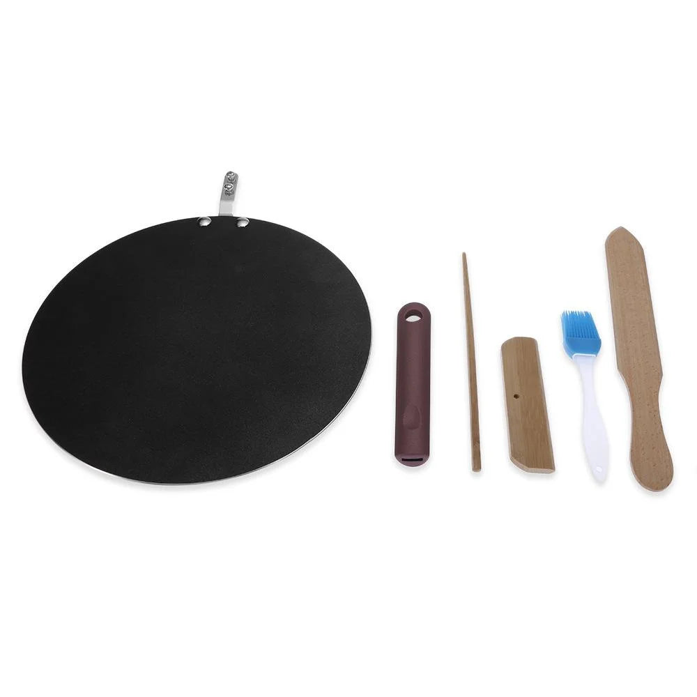 Nonstick Frying Pan 32cm Indian Tava Dosa Chapati Pan Flat